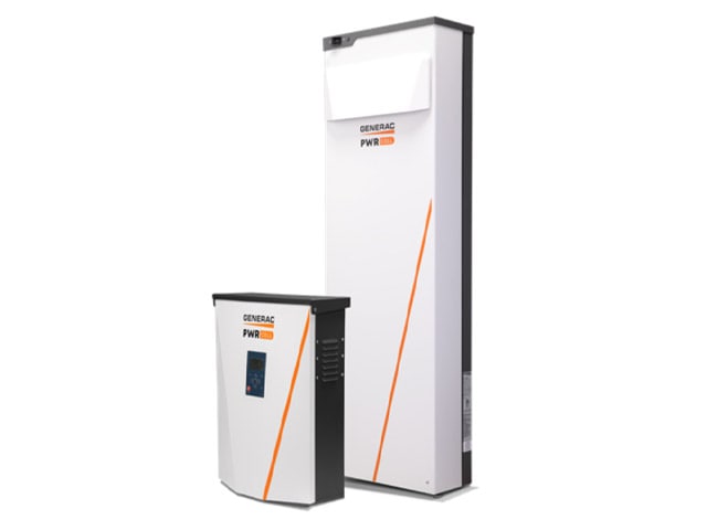 Image of a battery Powerwall unit to store extra solar power