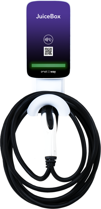 Image of a Commercial Enel X Way JuiceBox EV charger