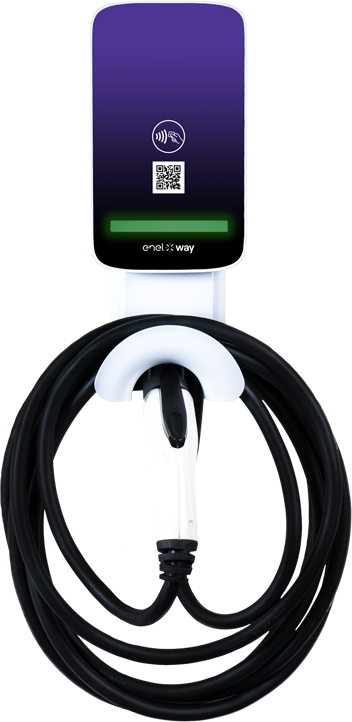 Image of a Commercial Enel X Way JuiceBox EV charger