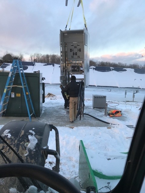 Installing New Equipment for AMP Solar