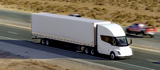 Tesla Electric Semi Completes 500-Mile Trip