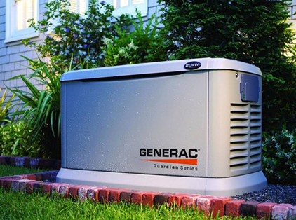 Image of a Generac standby generator.